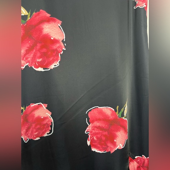 Anthropologie Adelyn Rae Sleeveless V-Neck Pleated Slip Midi Dress - Picture 7 of 10